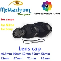 front lens cap snap on cover for dslr camera 43mm 49mm 52mm 55mm 58mm 62mm 67mm 72mm 77mm 82mm lens cap for canon for nikon