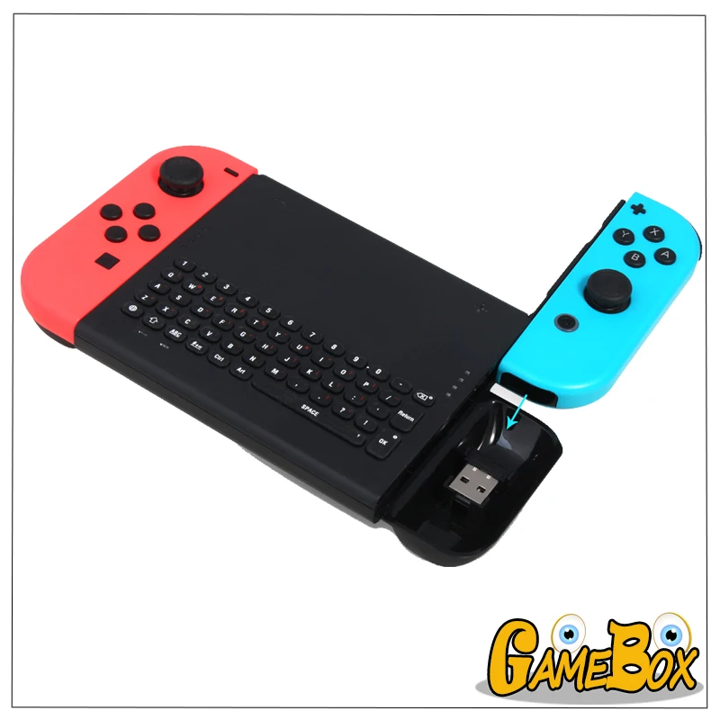2 4G Беспроводная игровая клавиатура для Nintendo Switch Joy Con мини контроллер игровой