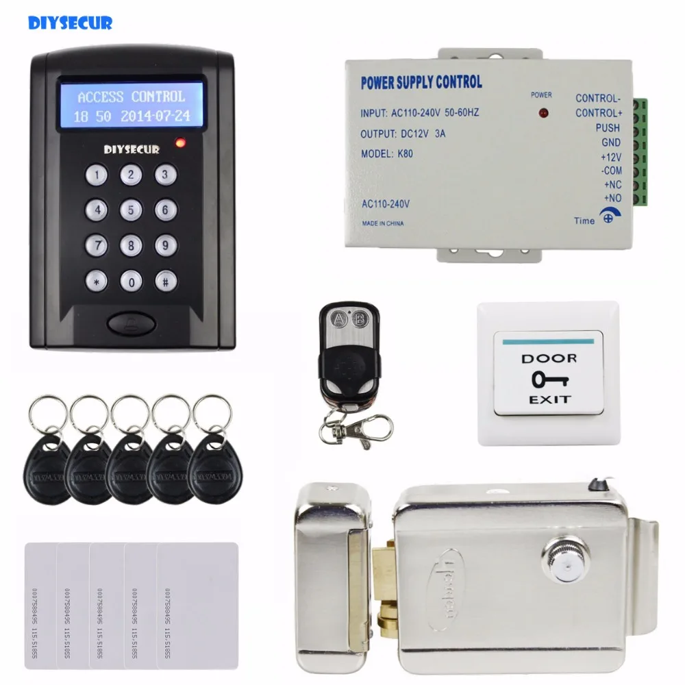 Пульт дистанционного управления DIYSECUR с ЖК-дисплеем и RFID-считывателем 125 кГц |