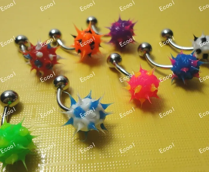 Whole Nice 30pcs Jewelry Lots Stainless Steel Body Piercing Eyebrow Navel Belly Bar Ring LB327 Free shipping | Украшения и