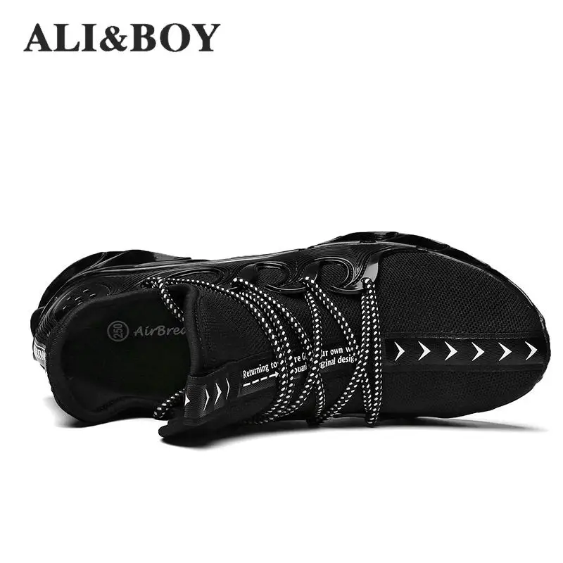 2019 New Outdoor For Men Free Running Jogging Walking Sports Shoes High-quality Lace-up Athietic Breathable Male Sneakers 45 46 | Спорт и