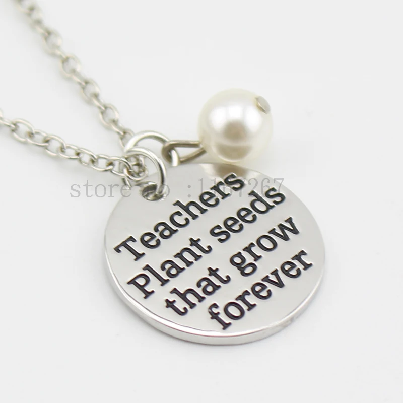 Новое поступление 2015 ожерелье для учителей подарки с семенами растений которые