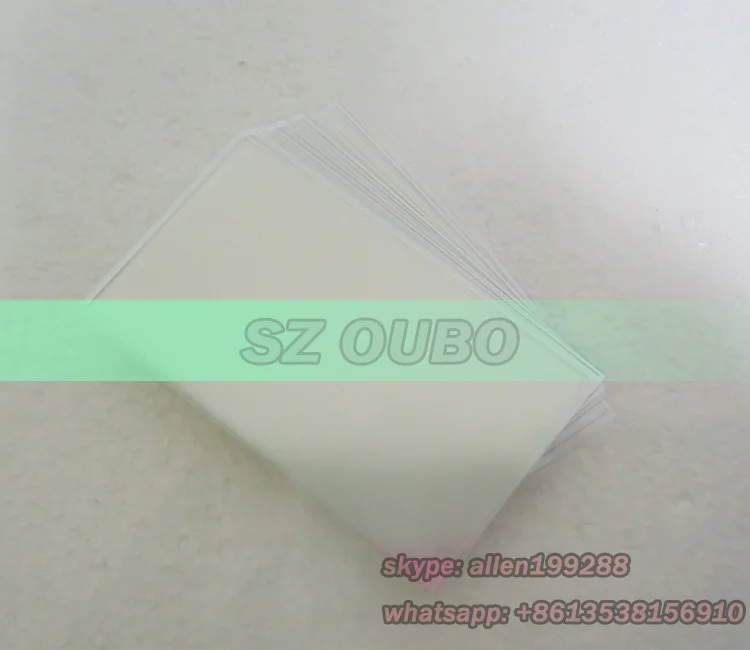 250um thickness OCA optical clear adhesive for s5 Double side glue sticker Samsung i9600 LCD touch screen repair 50pcs/lot | Мобильные