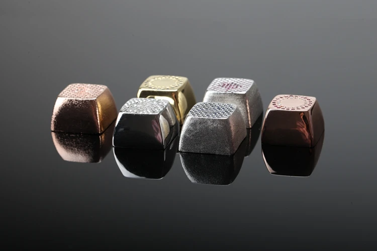 Kpreпаблик металлический драгоценный камень MX Keycap фиолетовый Рубин Сапфир Драгоценный Камень Искусственный Камень для механической клавиатуры ряд R4 esc светильник