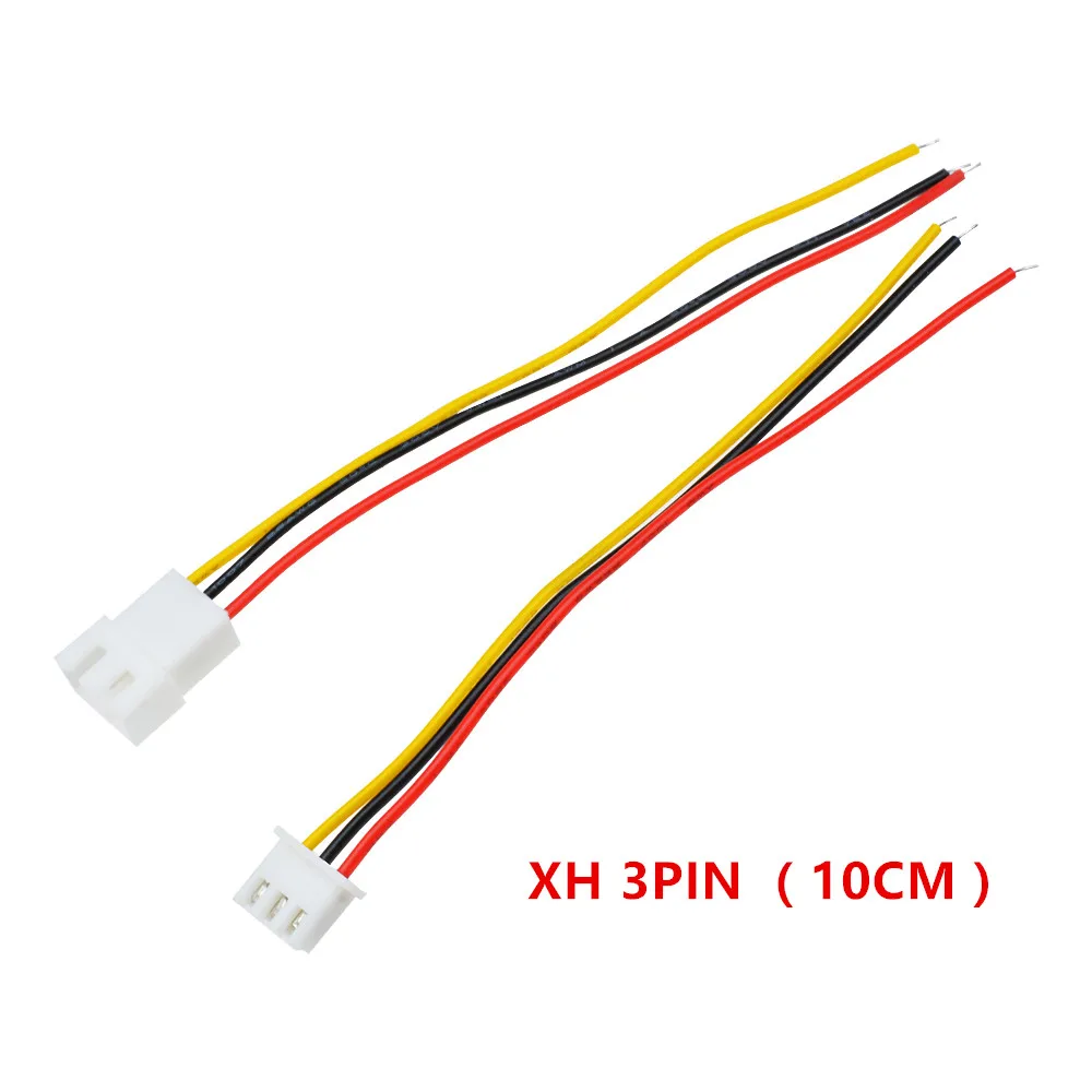 10CM XH 3PIN 5 комплектов JST разъем XH 2,54 мм кабельный разъем 2 Pin 3pin шаг Мужской Женский Разъем 10 см 30 см провод Длина - Цвет: 10CM XH 3PIN