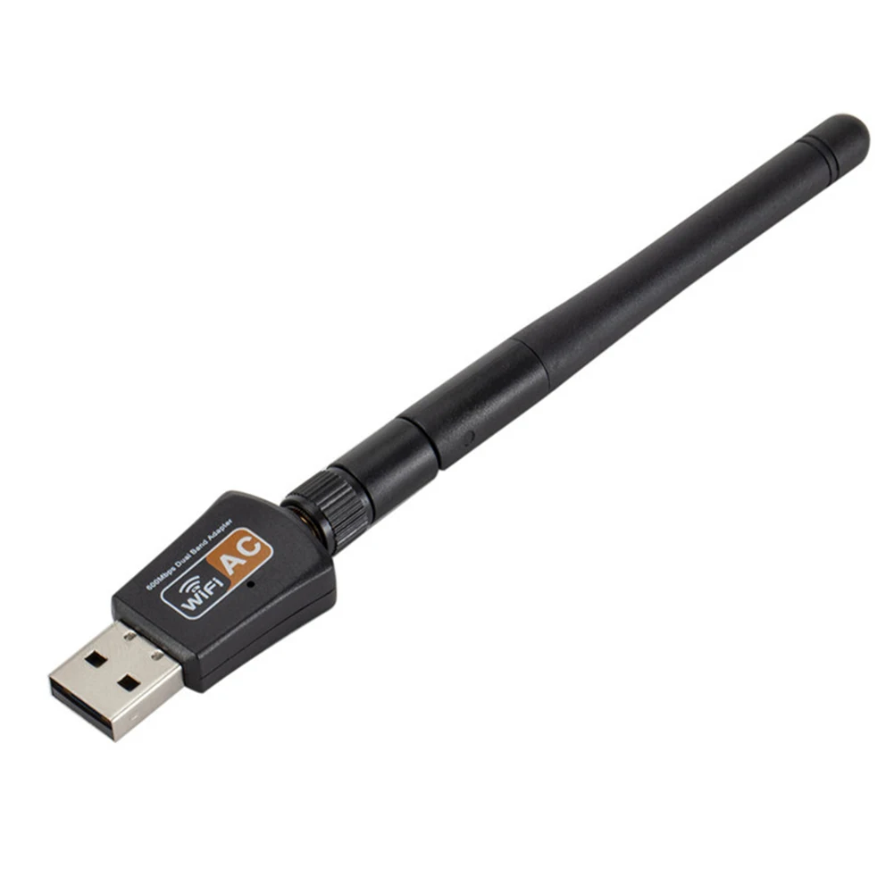 Беспроводной 600 Мбит/с USB WiFi роутер адаптер пк сетевой LAN Карта ключ с антенной 2019NEW