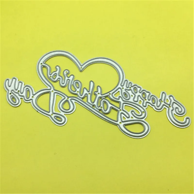 

Happy Father Day Greeting Cutting Dies Cards Scrapbooking Die 3D DIY Scrapbooking Die Photo Invitation Cards Decoration