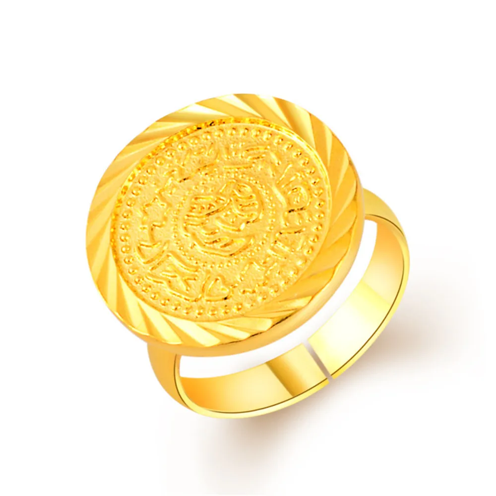 Женские круглые кольца в стиле бохо вечерние золотого цвета бижутерия на палец