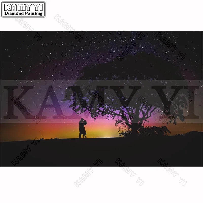 

3D Rhinestone Painting Crystal Home Decor DIY Diamond Painting Cross Stitch "Starry Sky" Pattern Diamond Embroidery Crafts Gifts