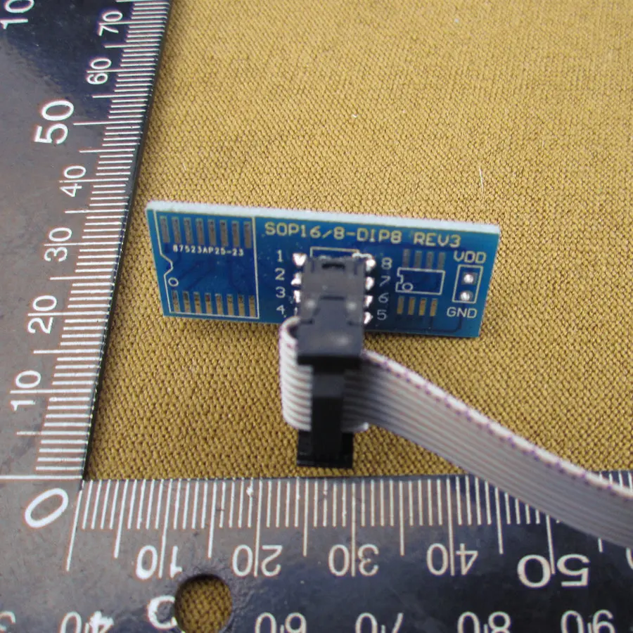 Новый SOIC8 SOP8 флэш микросхема Тесты клипы гнездо Adpter BIOS/24/25/93 программиста 1 шт./лот