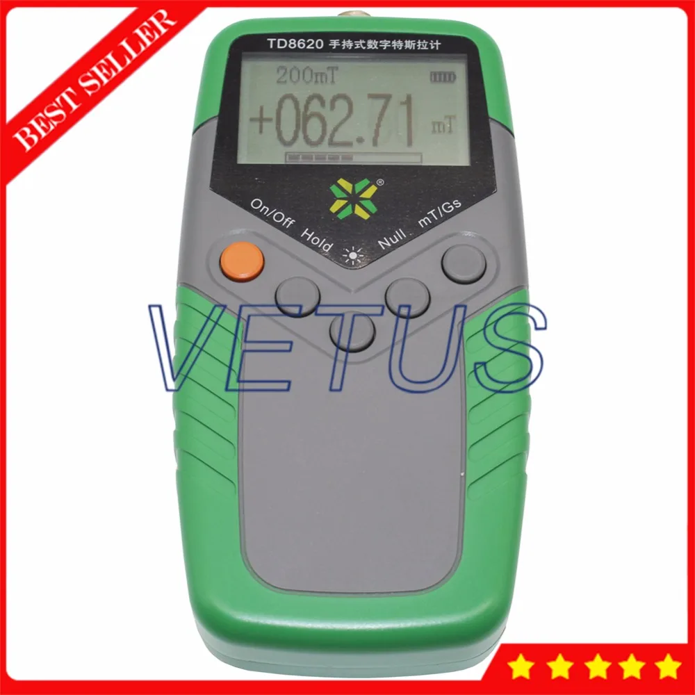 TD8620 тестер с постоянным магнитом ручной измеритель Теслы точностью класса 2