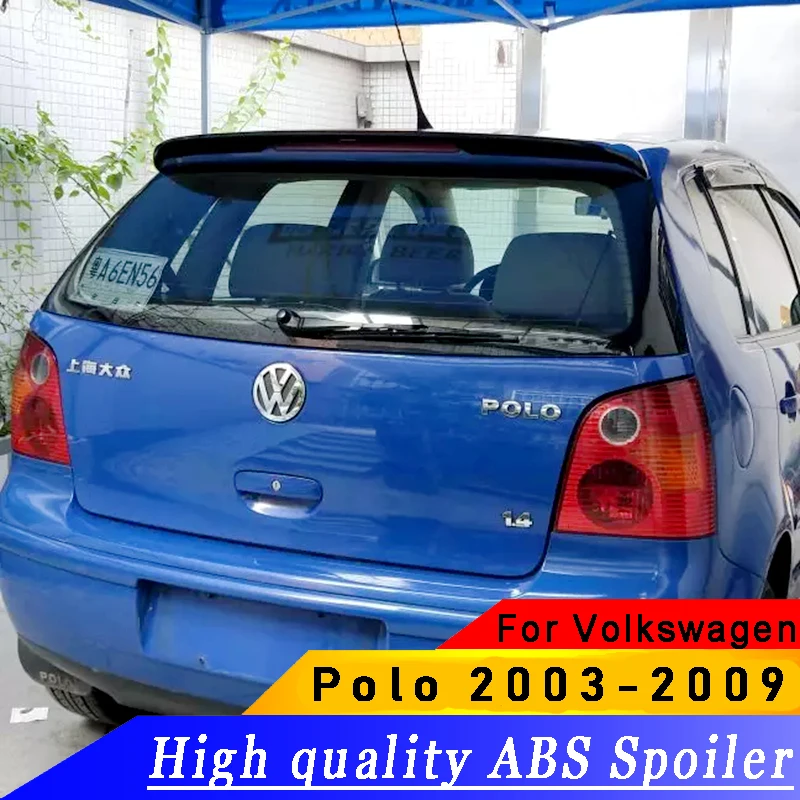 Высококачественный спойлер для Volkswagen Polo из АБС пластика 2003 2009 года грунтовка или
