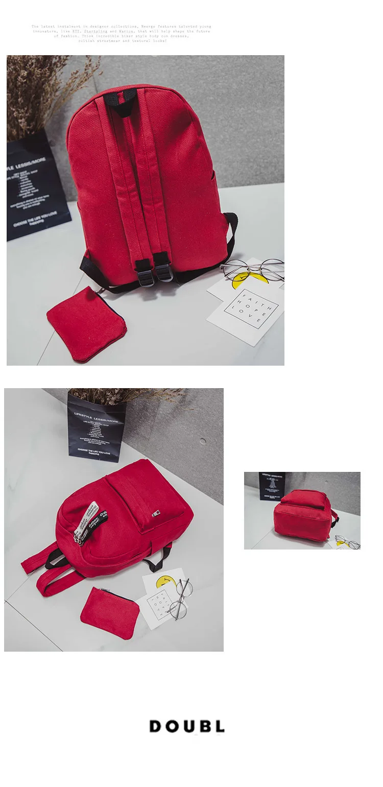 Модный однотонный женский рюкзак, школьная сумка для подростков, рюкзак Mochilas, женский рюкзак, рюкзак