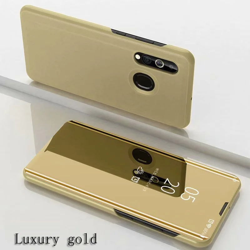 Умный флип чехол для samsung Galaxy A10 A10E A20 Core A20E A30 A40 A40S A50 A60 A70 A80 A8S A90 A9 M10 M20 M30 S8 S9 плюс S10 5G