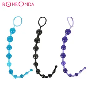 Секс-анальные игрушки для женщин, анальные бусы, Анальная пробка, фаллоимитатор, Анальный вибратор для точки G, бусины, товары для взрослых, секс-шоп