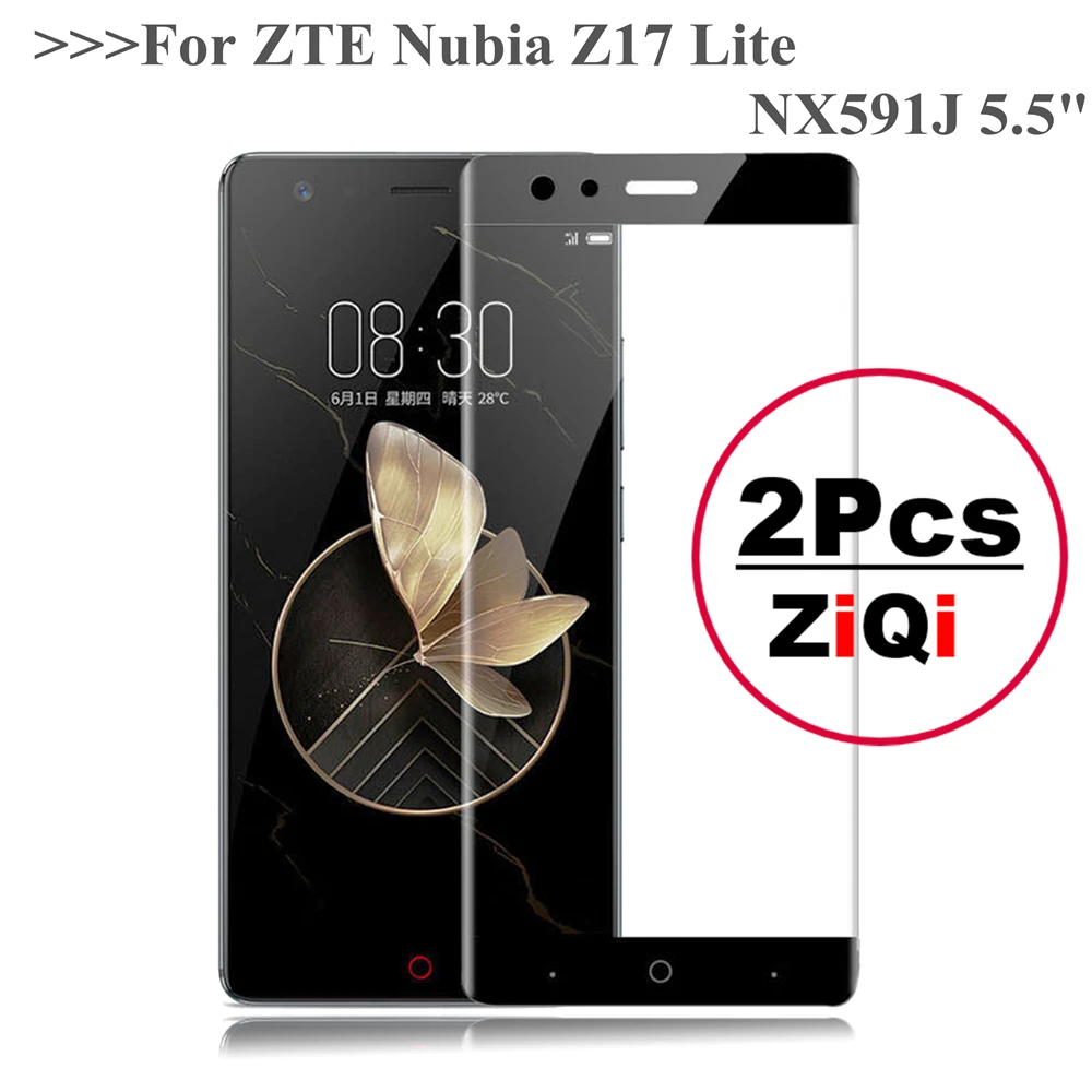 Закаленное стекло 9H для ZTE Nubia Z17 Lite с полным покрытием защитная пленка экрана Z 17