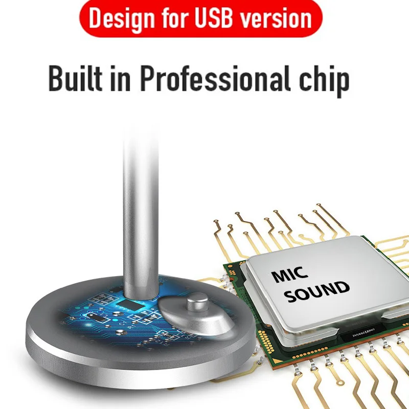 FELYBY микрофон для караоке проводной студийный HD с шумоподавлением настольный USB 3 5