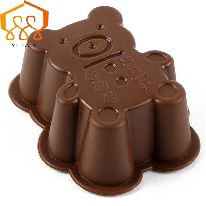 3 шт./компл. форма для торта в форме маленького медведя|baking tools|silicone moldsilicone mold candy |
