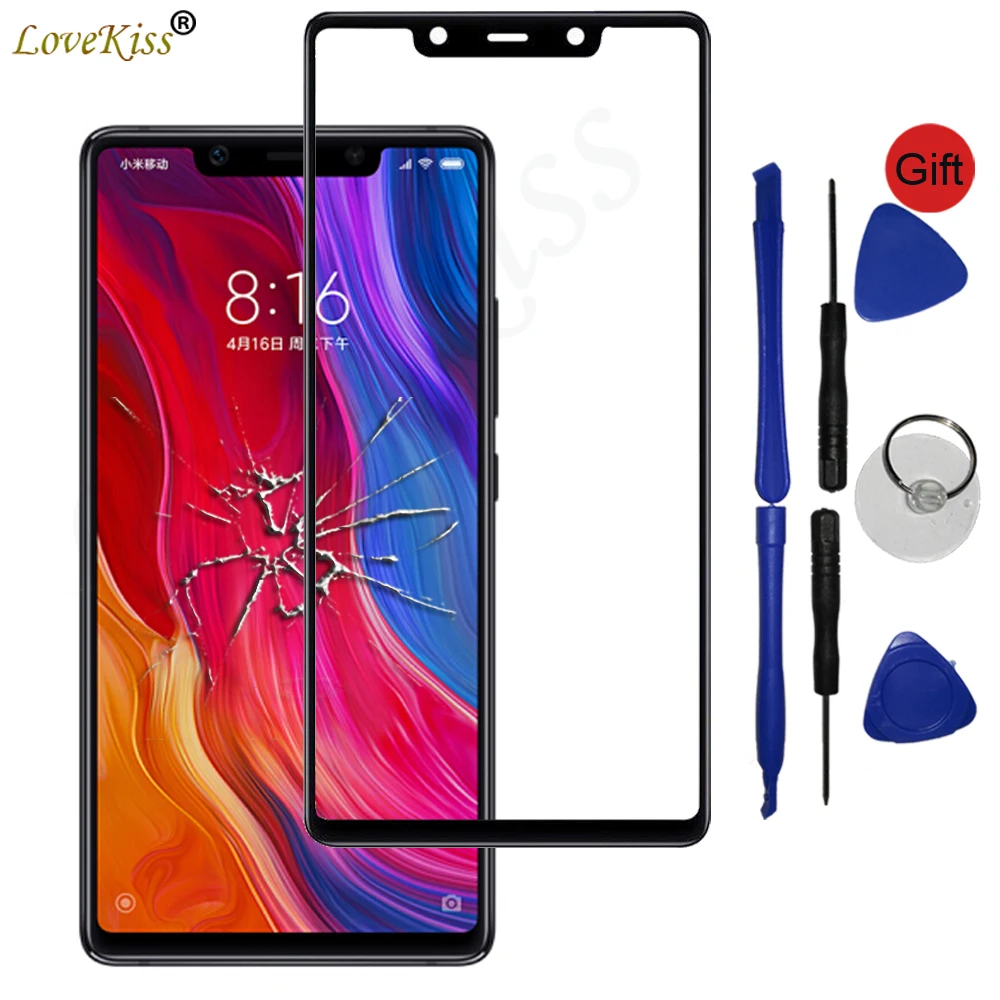 Mi 8 SE Передняя панель для Xiaomi mi 8 SE mi 8 mi 8SE сенсорный экран сенсор ЖК-дисплей дигитайзер стеклянная крышка mi 8SE сенсорный экран ремонт