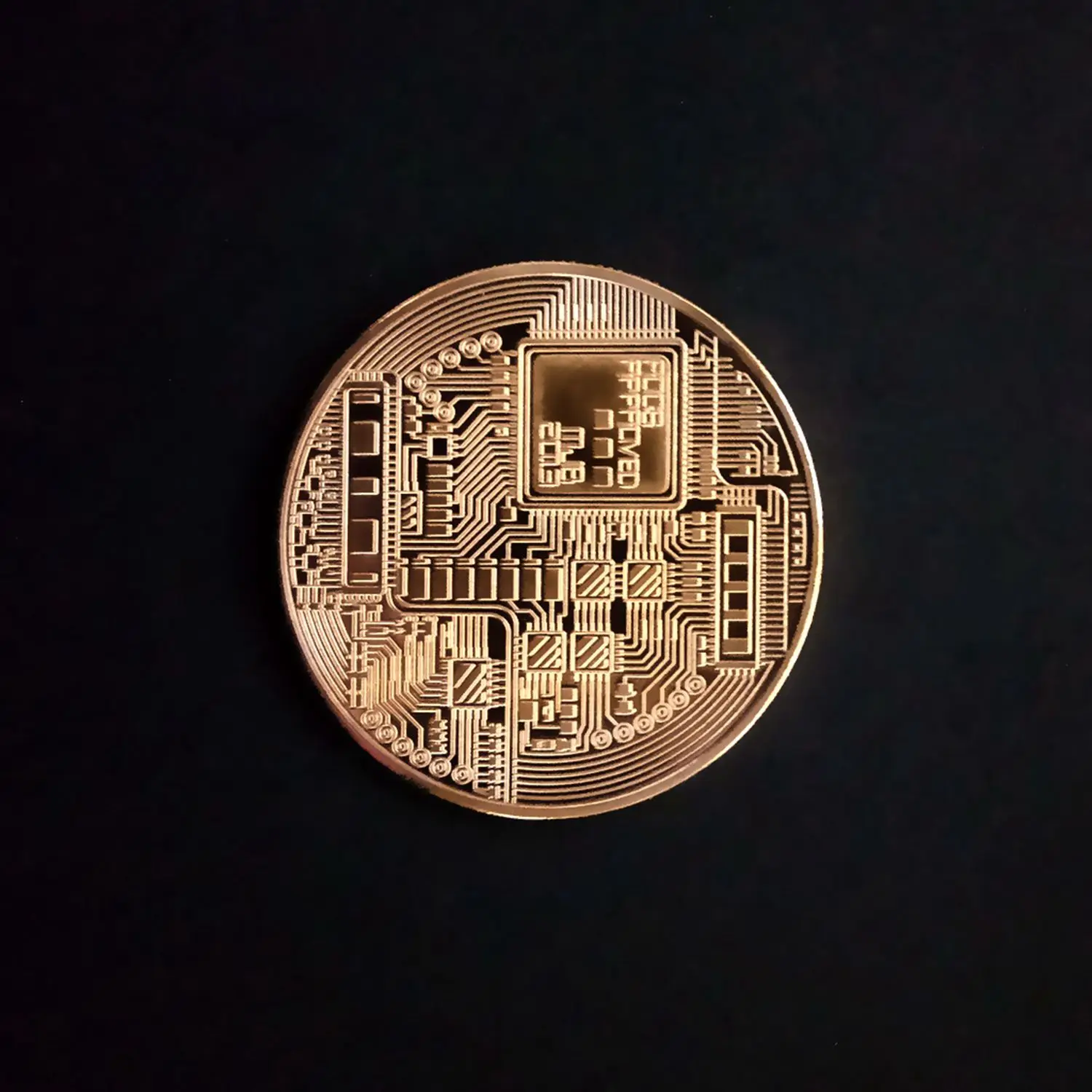 Позолоченные Биткоин монета Коллекционная Биткоин искусство коллекция подарок физический