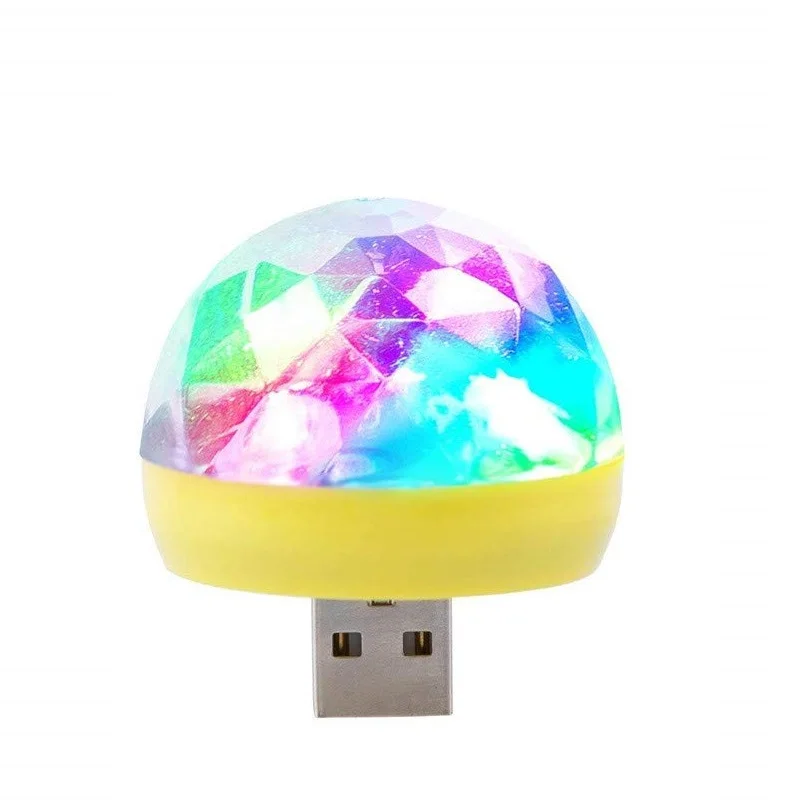 Рождественская вечеринка волшебный шар лампа USB iPhone Android Mico адаптер мини