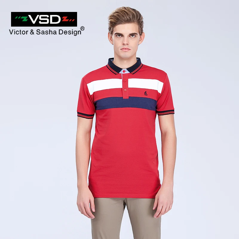 VSD 2017 Лето Playeras Хлопок Camisa Masculin Ralphmen Crocodile Поло Мужские Рубашки С Коротким Рукавом