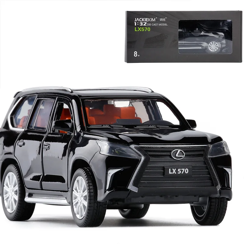 Модель автомобиля из металлического сплава Jack 1:32 Lexus LX570 SUV игрушечный