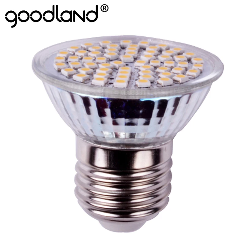 Goodland E27 светодиодный светильник 3 Вт E14 GU10 AC220 в 240 Светодиодный точечный высокая