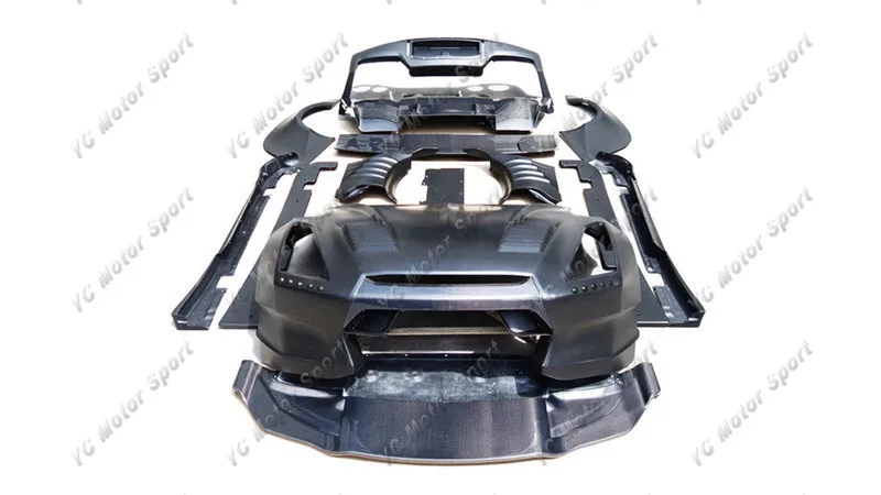 Комплект для тела из стекловолокна и углеродного волокна BSP подходит модели 2008-2015