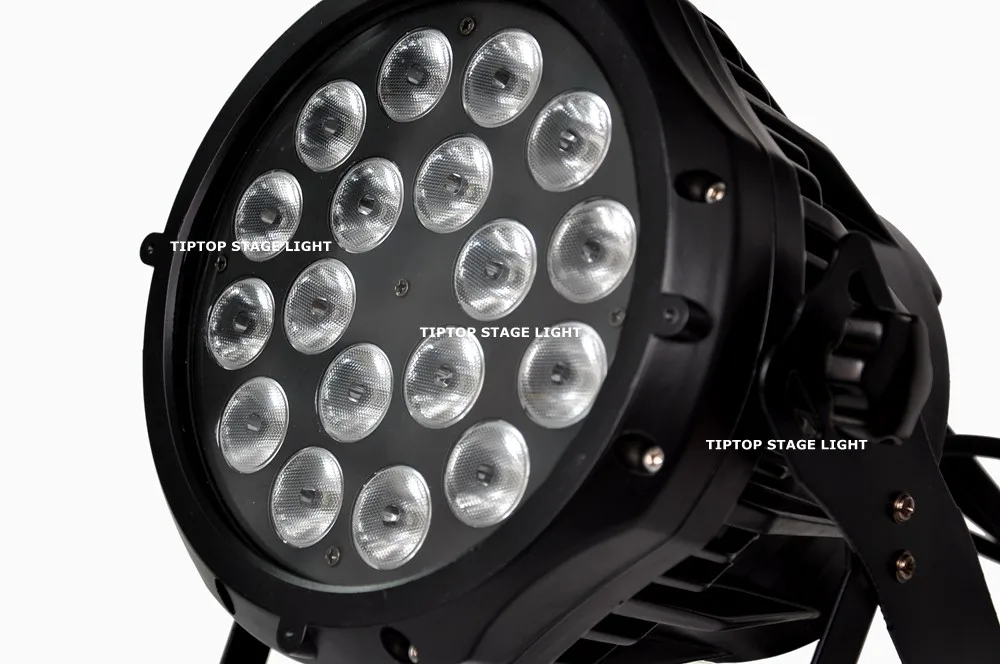 Ультра Яркость 8 шт./лот 18x10 W 4in1 сценический пар-прожектор света Водонепроницаемый, зелёный, синий, DMX512 светодиодный параболический алюминизированный отражатель 90 V-240 V Par горшок