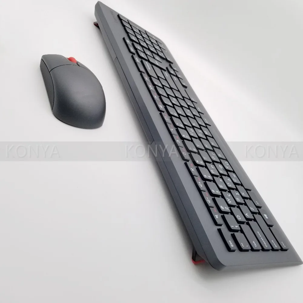 Новинка Сверхтонкая Беспроводная Клавиатура Lenovo Thinkpad KBRF3971 W/ Mouse 00XH317|Комплекты