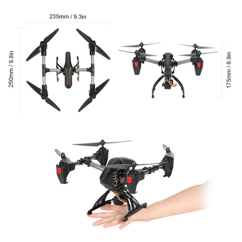 2 4G Профессиональный Дрон с Wi Fi FPV HD камерой в режиме реального времени