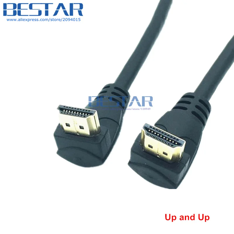 Угловой кабель HDMI 2 0 4K * 2K 60 Гц в 30 см 1 8 м | Компьютеры и офис