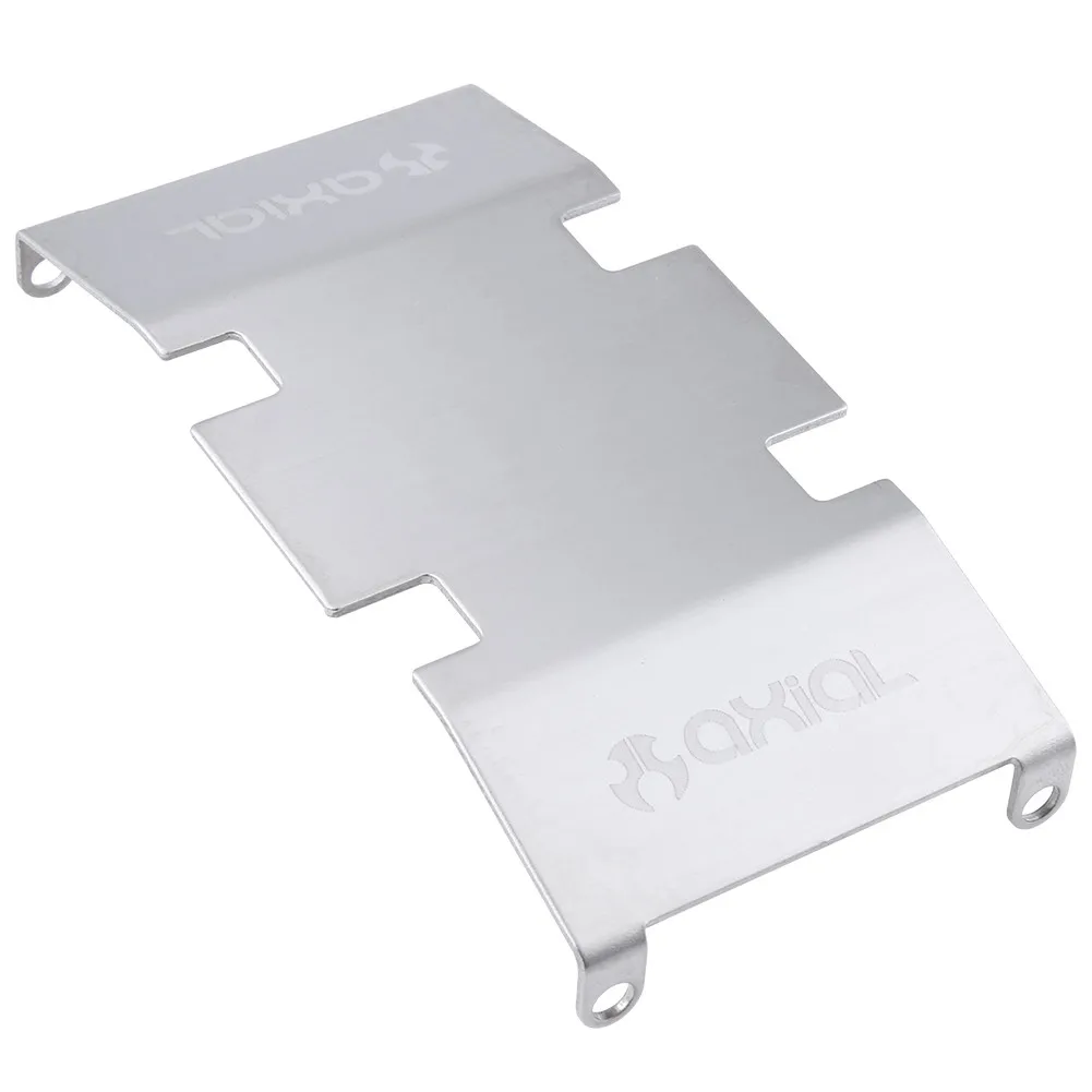 Нержавеющая сталь осевая SCX10 противоскользящая пластина шасси с центральной