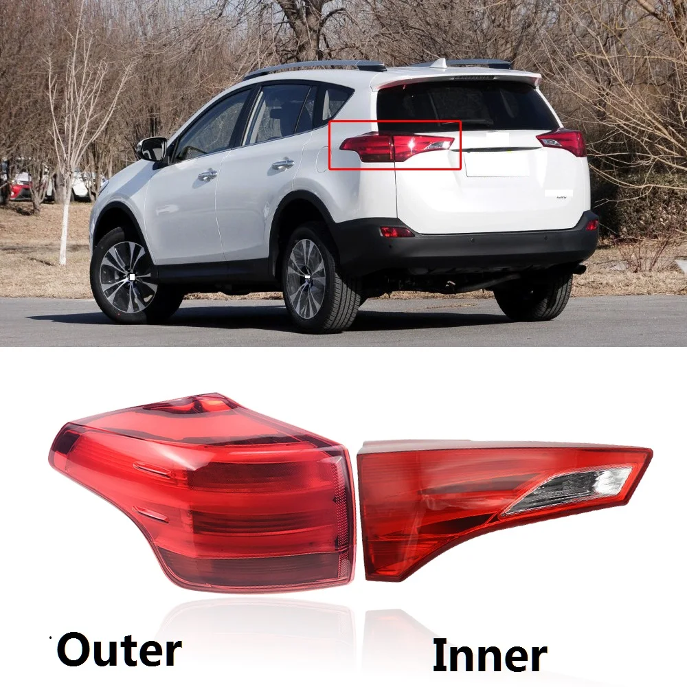 Capqx 1 шт для Toyota Previa Rav 4 RAV4 2013 задний светильник хвост светильник тормозной фонарь светильник единый светильник, сигнализирующий фонарь taillamp