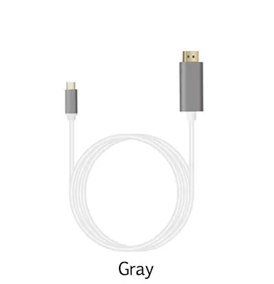 1,8 метров Тип c к HDMI видео Кабель 1,8 м 4K x 2K USB C USB 3,1 к HDMI Поддержка 4K 2 шт