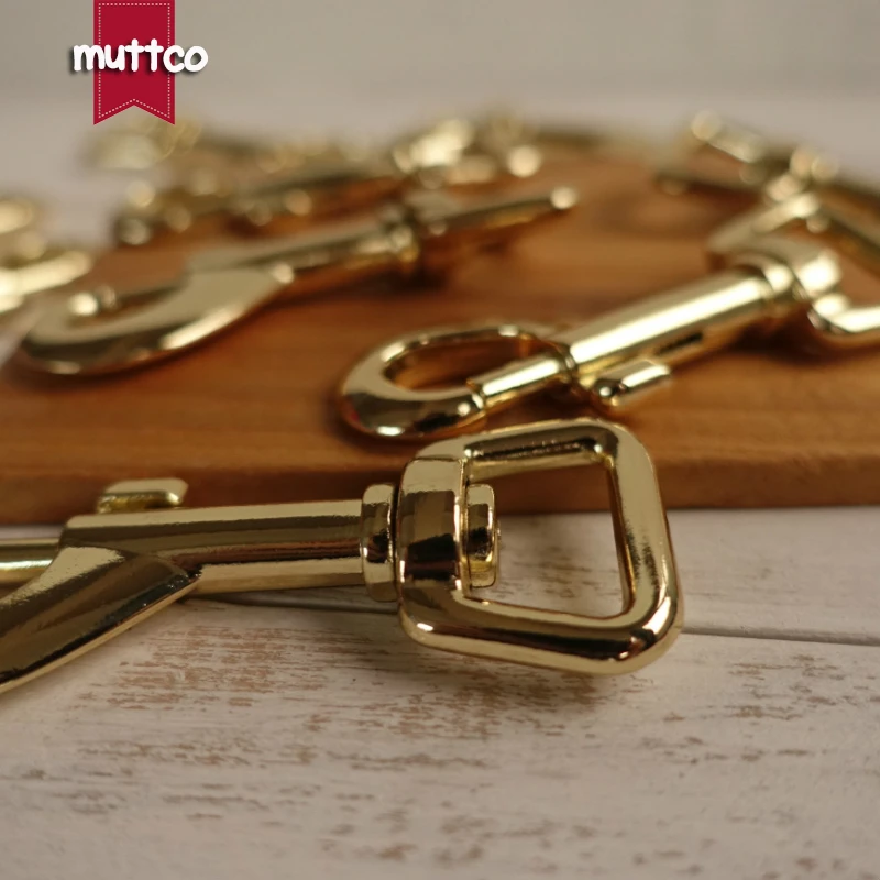 DIY поводок для собак оптовая продажа экологичный Золотой металлический брелок 20