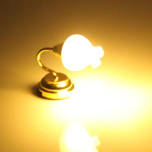 

Floral Metal 1:12 Dollhouse Miniature LED model applies