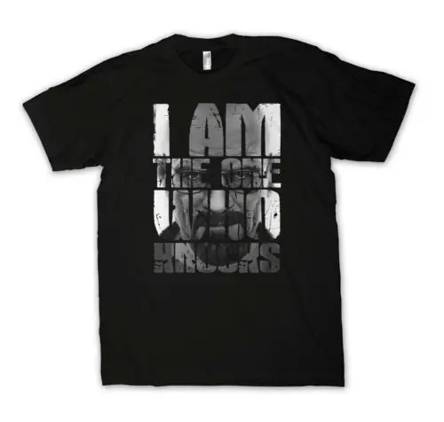 

Breaking Bad I Am The One Who Knock T Shirt men casual tee USA size