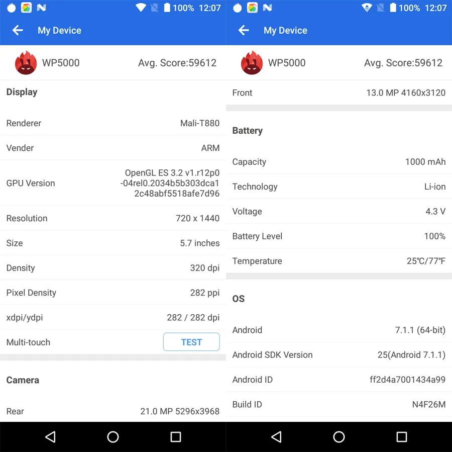 OUKITEL WP5000 IP68 водонепроницаемый смартфон Android 7,1 Helio P25 Восьмиядерный 6 ГБ ОЗУ 64 Гб ПЗУ 5200 мАч 9 В/2 а мобильный телефон