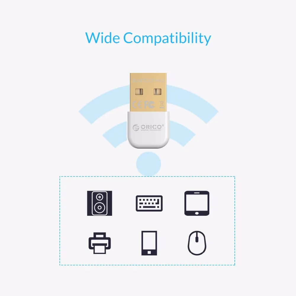 ORICO BTA беспроводной usb-адаптер Bluetooth 4,0 Bluetooth ключ Музыкальный звуковой приемник адаптер Bluetooth передатчик для компьютера