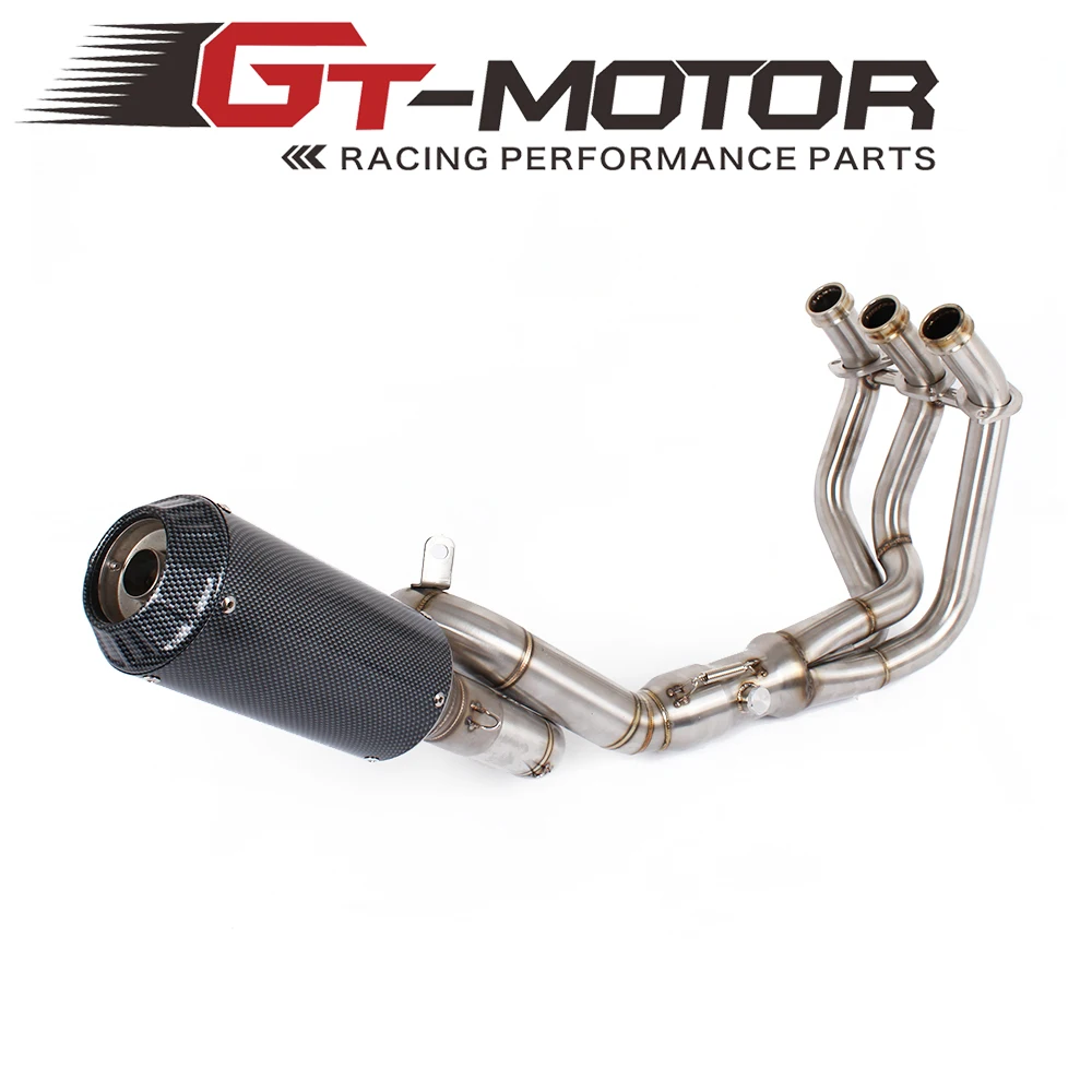 GT Motor - Мотоцикл с модифицированным полным выхлопным трактом ДЛЯ YAMAHA FZ-09 MT-09 FZ 09 MT 2014-2017 с глушителем (не для трейсера).