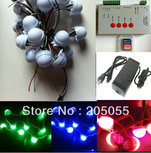 120 шт. WS2811 полный Цвет 3 светодиодный s 5050 SMD RGB пикселей модуль 12V молочное покрытие