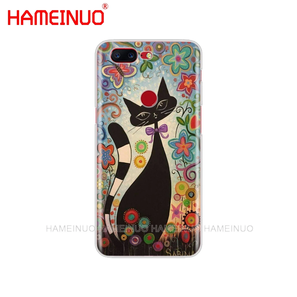 HAMEINUO милый смешной кучи кошек искусство кошка чехол для телефона для Oneplus one plus 6 5T 5 3 3t 2 X A3000 A5000 - Цвет: 90249