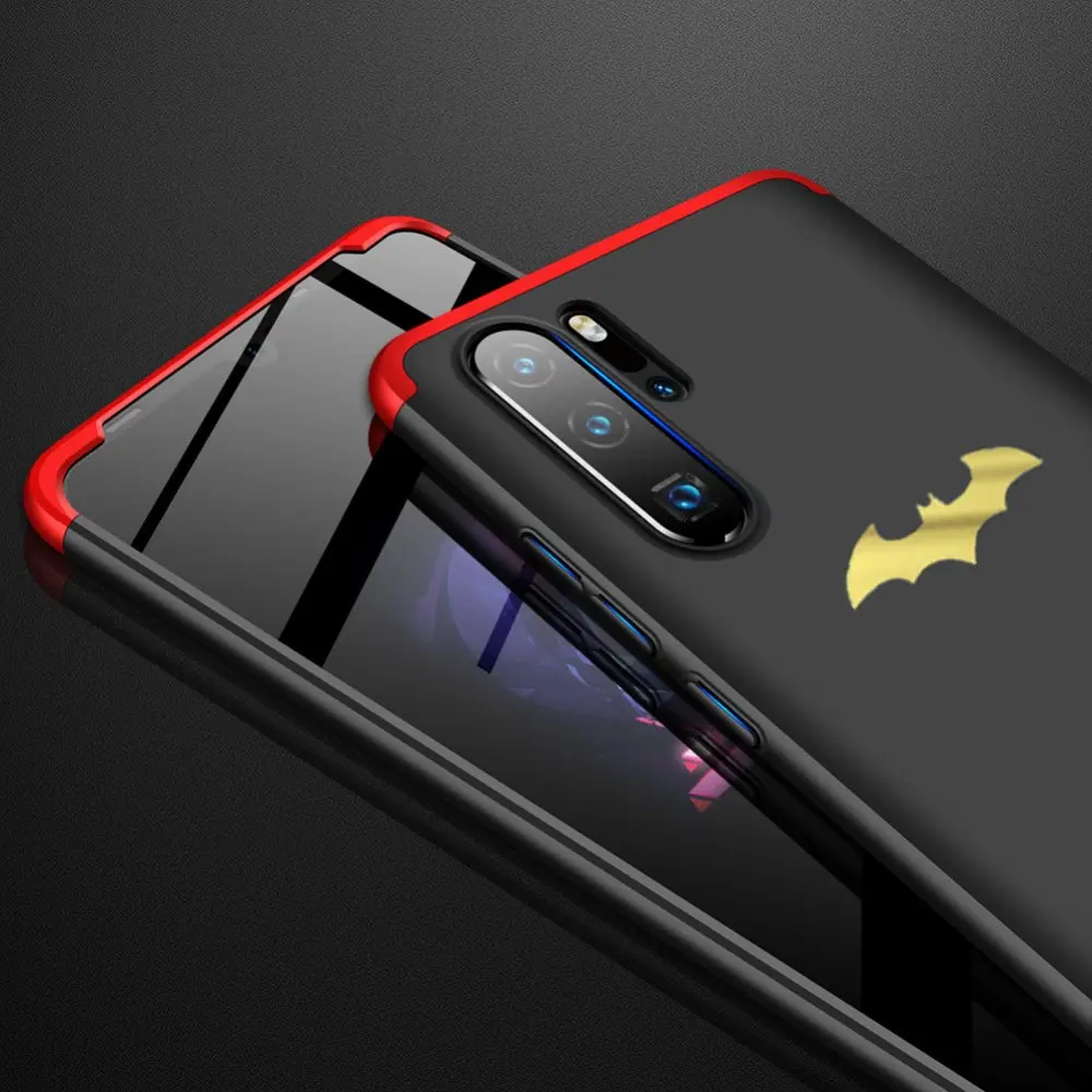 Бэтмен Psmart Z 3 в 1 360 полная защита ультра тонкий чехол для телефона huawei mate 20 P30 P20 Y9