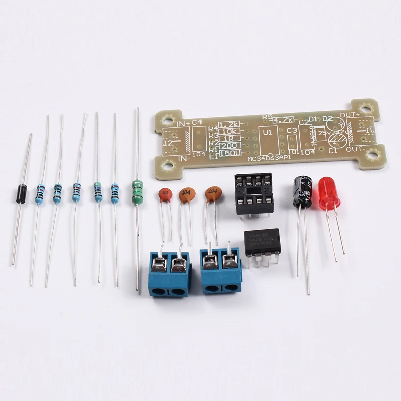 Icsk034a DIY Kit повышающий преобразователь 5 В до 12 Step Up Питание модуль Step-Up для arduino |