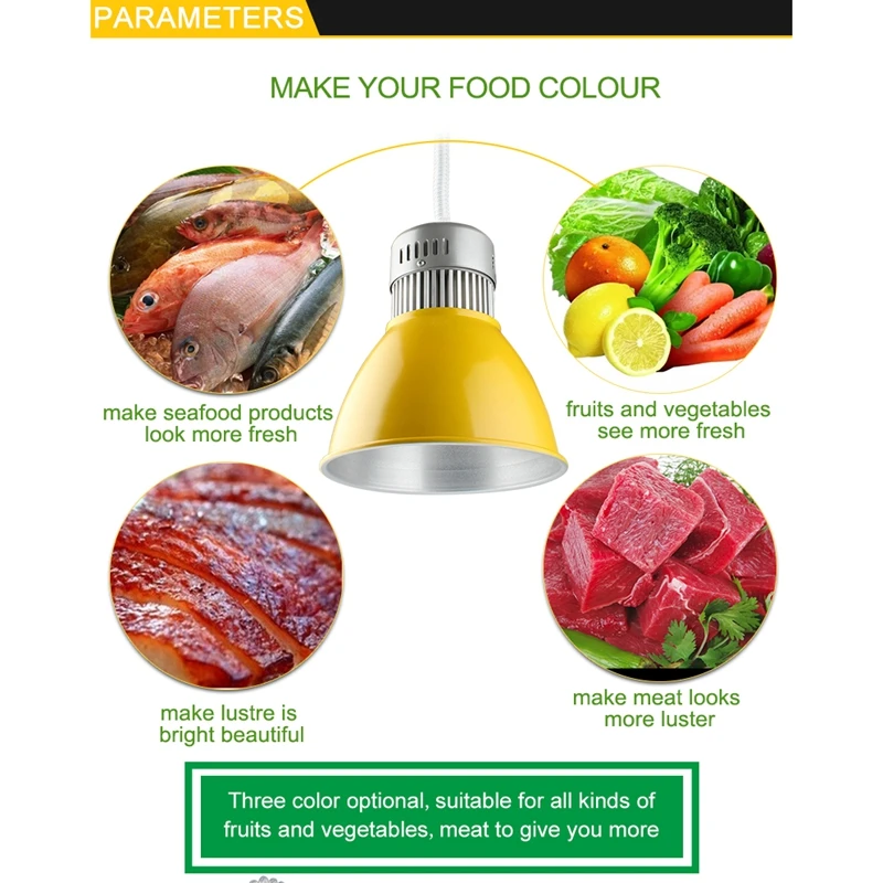 Светодиодные лампы свежий легкий 36 Вт супермаркет свежего мяса морепродуктов