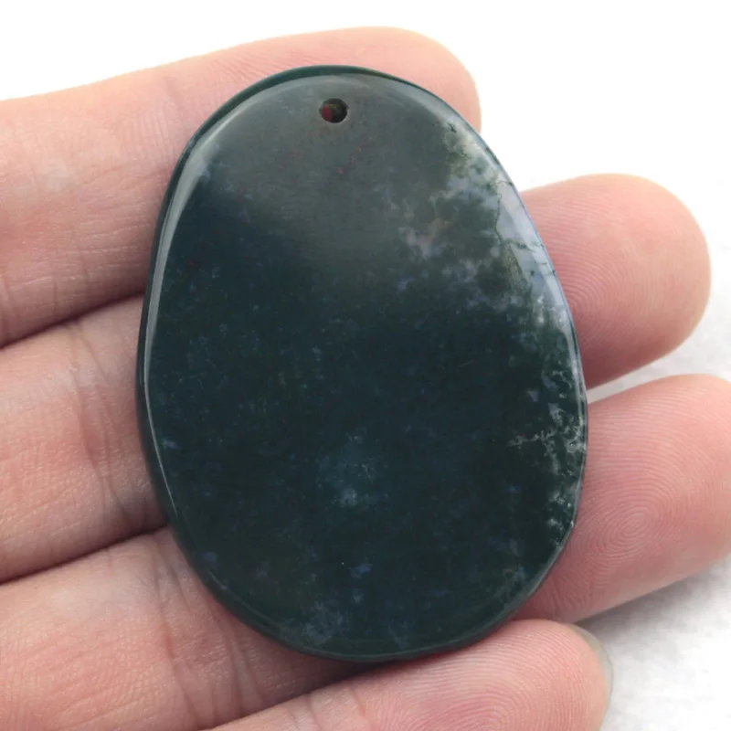 Подвеска из натурального Моха и агата 36 х49 мм|stone pendant|agate pendantnatural stone pendant |