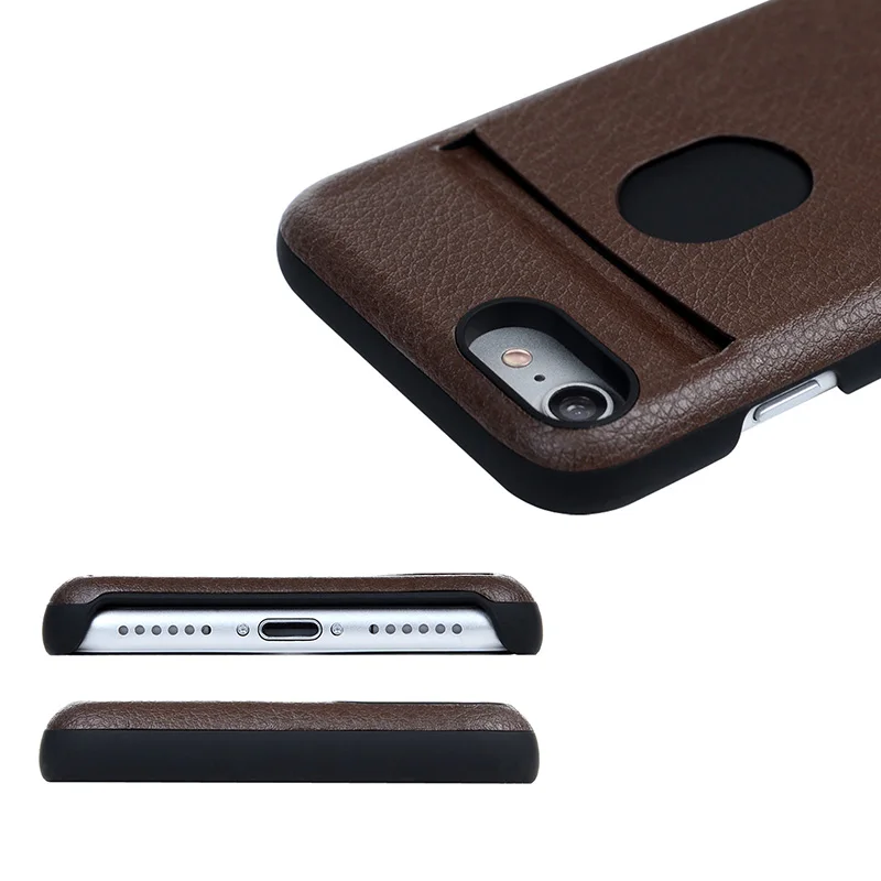 For iPhone 7 / Plus TURATA Ultra Slim Fit Leather Wallet Card Holder Hard Plastic Case Cover for 7Plus |