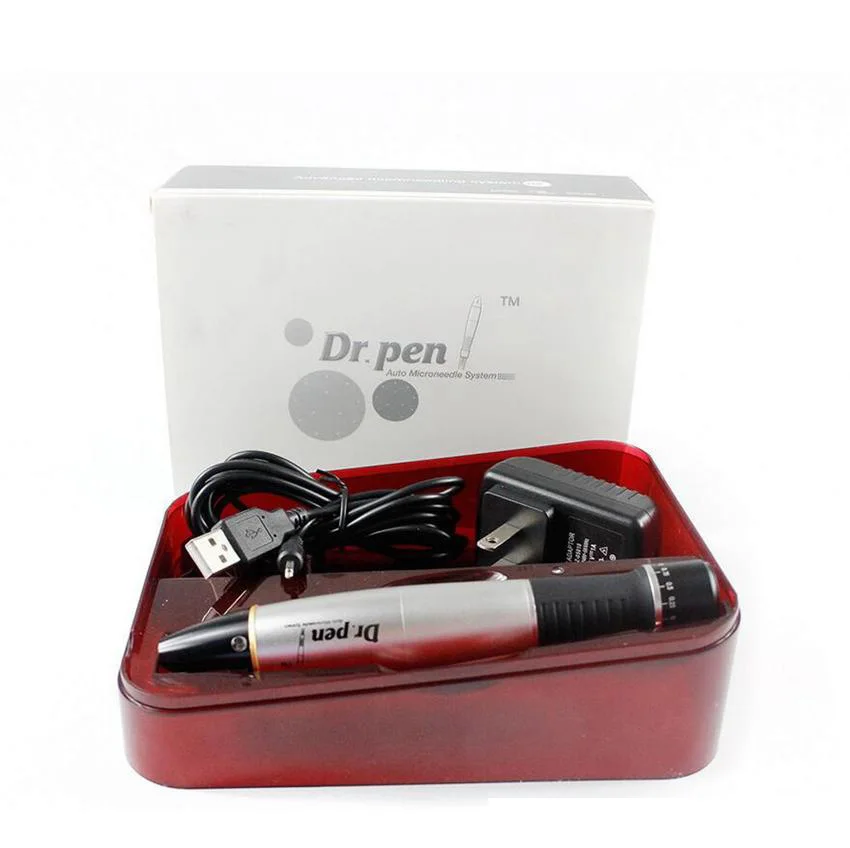 Электрический ролик Derma Dr. Pen A1 C антивозрастной автоматический с 2 иглами